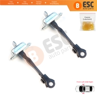 2 Pieces Front Door Hinge Brake Stop Check Assy Limiter Strap for Mitsubishi Mirage MK6 Attrage Space Star A00/LA, A10 2012-On 5702A137