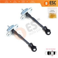 2 Pieces Rear Door Hinge Brake Stop Check Assy Limiter Strap for Mitsubishi Mirage MK6 Attrage Space Star A00/LA, A10 2012-On 5732A092