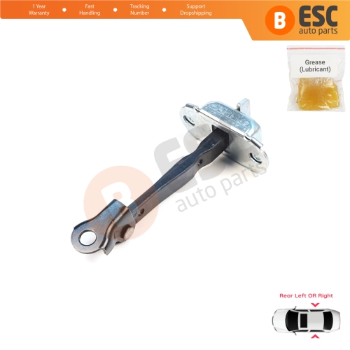 Rear Door Hinge Brake Stop Check Assy Limiter Strap for Mitsubishi Mirage MK6 Attrage Space Star A00/LA, A10 2012-On 5732A092