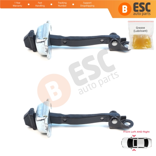 2 Pieces Front Door Hinge Brake Stop Check Assy Limiter Strap for Mitsubishi Outlander MK3 GG GF ASX MK1 GA Delica D:5 RVR MK3 GA 5702A239