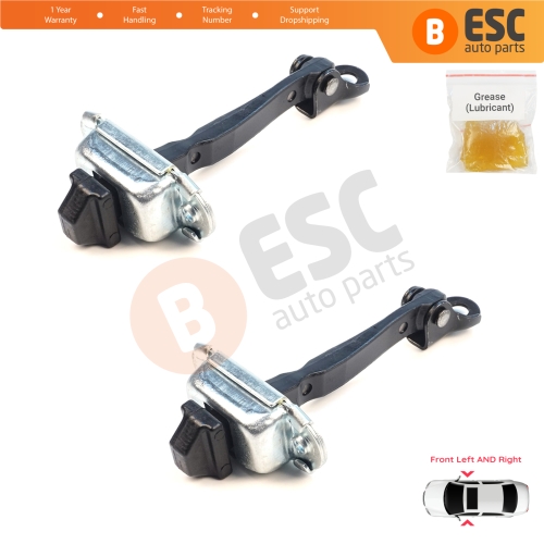 2 Pieces Front Door Hinge Brake Stop Check Assy Limiter Strap for Mitsubishi Outlander MK3 GG GF ASX MK1 GA Delica D:5 RVR MK3 GA 5702A239