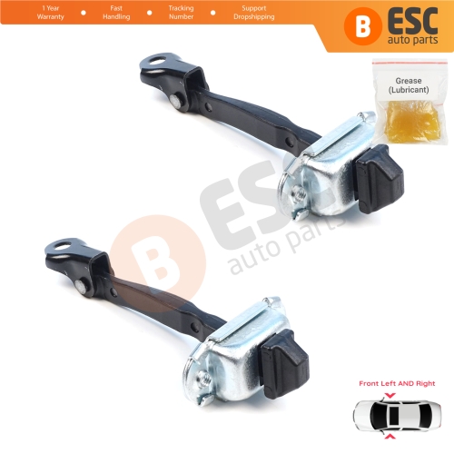2 Pieces Front Door Hinge Brake Stop Check Assy Limiter Strap for Mitsubishi Outlander MK3 GG GF ASX MK1 GA Delica D:5 RVR MK3 GA 5702A239