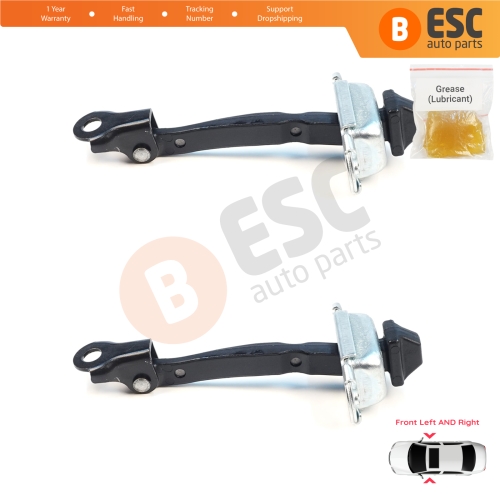2 Pieces Front Door Hinge Brake Stop Check Assy Limiter Strap for Mitsubishi Outlander MK3 GG GF ASX MK1 GA Delica D:5 RVR MK3 GA 5702A239