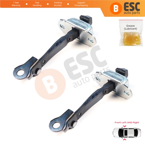 2 Pieces Front Door Hinge Brake Stop Check Assy Limiter Strap for Mitsubishi Outlander MK3 GG GF ASX MK1 GA Delica D:5 RVR MK3 GA 5702A239