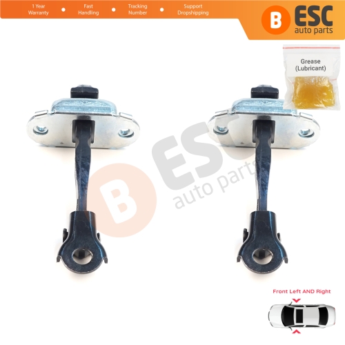 2 Pieces Front Door Hinge Brake Stop Check Assy Limiter Strap for Mitsubishi Outlander MK3 GG GF ASX MK1 GA Delica D:5 RVR MK3 GA 5702A239