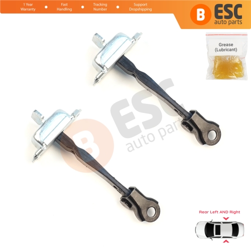 2 Pieces Rear Door Hinge Brake Stop Check Assy Limiter Strap for Mitsubishi Outlander MK3 GG GF ASX MK1 GA Delica D:5 RVR MK3 GA 5732A157