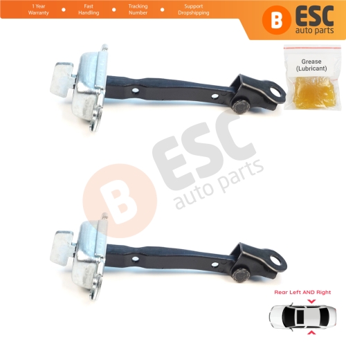 2 Pieces Rear Door Hinge Brake Stop Check Assy Limiter Strap for Mitsubishi Outlander MK3 GG GF ASX MK1 GA Delica D:5 RVR MK3 GA 5732A157