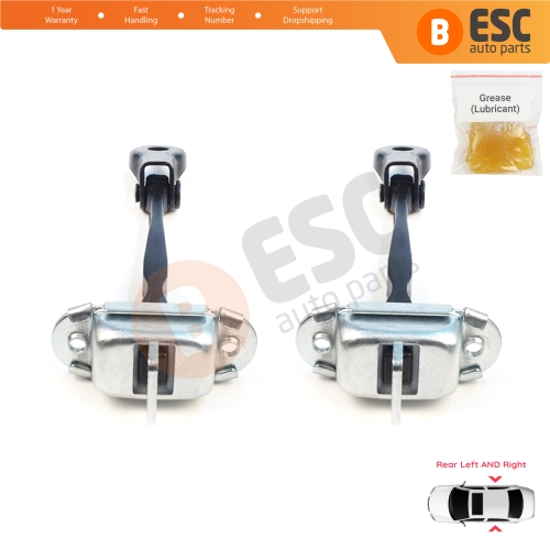 2 Pieces Rear Door Hinge Brake Stop Check Assy Limiter Strap for Mitsubishi Outlander MK3 GG GF ASX MK1 GA Delica D:5 RVR MK3 GA 5732A157