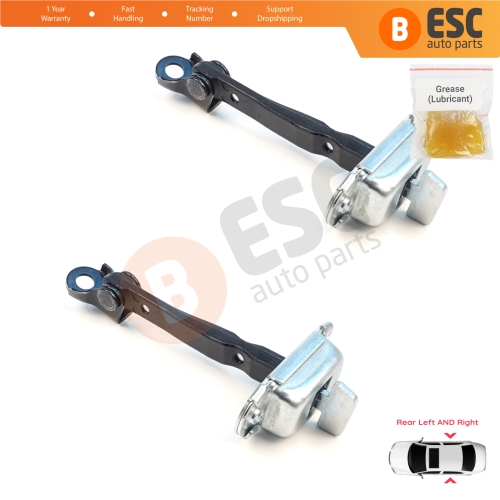 2 Pieces Rear Door Hinge Brake Stop Check Assy Limiter Strap for Mitsubishi Outlander MK3 GG GF ASX MK1 GA Delica D:5 RVR MK3 GA 5732A157