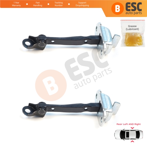 2 Pieces Rear Door Hinge Brake Stop Check Assy Limiter Strap for Mitsubishi Outlander MK3 GG GF ASX MK1 GA Delica D:5 RVR MK3 GA 5732A157
