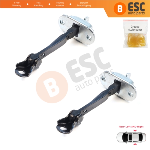 2 Pieces Rear Door Hinge Brake Stop Check Assy Limiter Strap for Mitsubishi Outlander MK3 GG GF ASX MK1 GA Delica D:5 RVR MK3 GA 5732A157