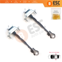 2 Pieces Rear Door Hinge Brake Stop Check Assy Limiter Strap for Subaru Forester MK4 SJ 2012-2018 62124FG003
