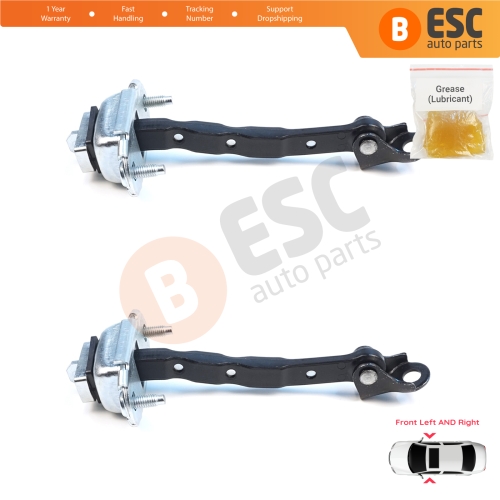 2 Pieces Front Door Hinge Brake Stop Check Assy Limiter Strap for Subaru Forester MK5 SK 2019-2025 61124SJ000