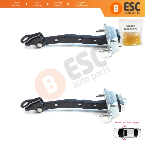 2 Pieces Front Door Hinge Brake Stop Check Assy Limiter Strap for Subaru Forester MK5 SK 2019-2025 61124SJ000