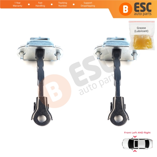 2 Pieces Front Door Hinge Brake Stop Check Assy Limiter Strap for Subaru Forester MK5 SK 2019-2025 61124SJ000