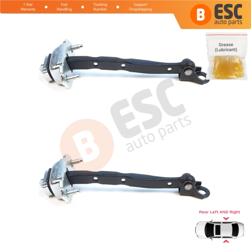 2 Pieces Rear Door Hinge Brake Stop Check Assy Limiter Strap for Subaru Forester MK5 SK 2019-2025 62124SJ000