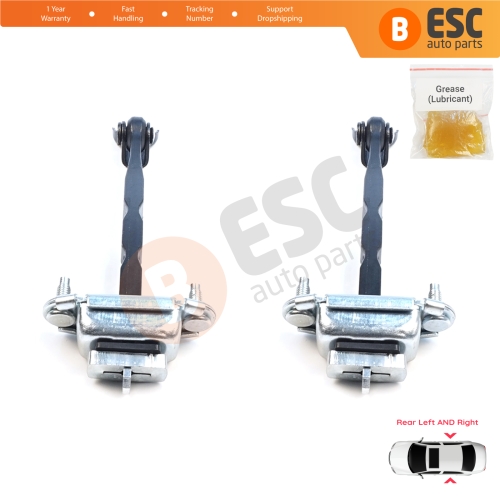 2 Pieces Rear Door Hinge Brake Stop Check Assy Limiter Strap for Subaru Forester MK5 SK 2019-2025 62124SJ000
