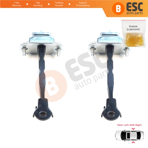 2 Pieces Rear Door Hinge Brake Stop Check Assy Limiter Strap for Subaru Forester MK5 SK 2019-2025 62124SJ000