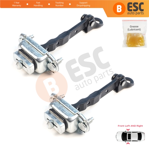 2 Pieces Front Door Hinge Brake Stop Check Assy Limiter Strap for Subaru Impreza MK3 4 GE GV GJ GP WRX Exiga Forester MK3 SH XV Crosstrek GP Levorg 61124FJ000