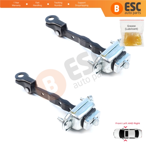 2 Pieces Front Door Hinge Brake Stop Check Assy Limiter Strap for Subaru Impreza MK3 4 GE GV GJ GP WRX Exiga Forester MK3 SH XV Crosstrek GP Levorg 61124FJ000
