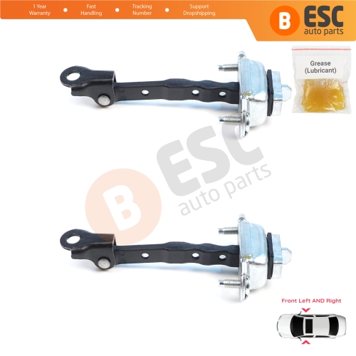 2 Pieces Front Door Hinge Brake Stop Check Assy Limiter Strap for Subaru Impreza MK3 4 GE GV GJ GP WRX Exiga Forester MK3 SH XV Crosstrek GP Levorg 61124FJ000
