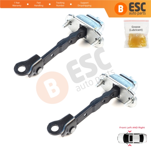 2 Pieces Front Door Hinge Brake Stop Check Assy Limiter Strap for Subaru Impreza MK3 4 GE GV GJ GP WRX Exiga Forester MK3 SH XV Crosstrek GP Levorg 61124FJ000
