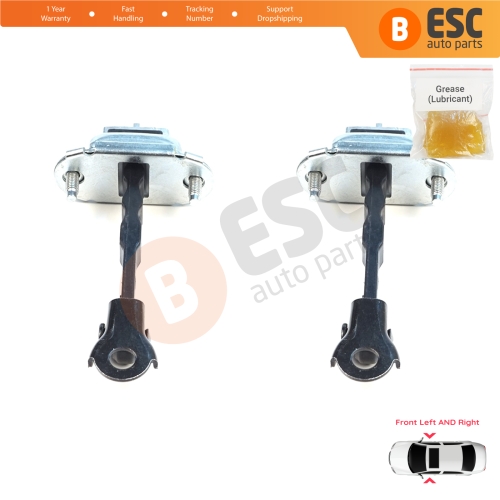 2 Pieces Front Door Hinge Brake Stop Check Assy Limiter Strap for Subaru Impreza MK3 4 GE GV GJ GP WRX Exiga Forester MK3 SH XV Crosstrek GP Levorg 61124FJ000
