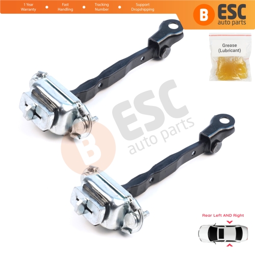 2 Pieces Rear Door Hinge Brake Stop Check Assy Limiter Strap for Subaru Impreza MK3 4 GE GV GJ GP WRX Exiga Forester MK3 SH XV Crosstrek GP Levorg 62124FJ000