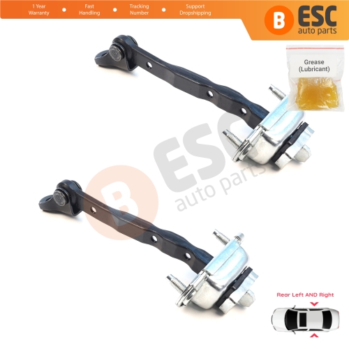 2 Pieces Rear Door Hinge Brake Stop Check Assy Limiter Strap for Subaru Impreza MK3 4 GE GV GJ GP WRX Exiga Forester MK3 SH XV Crosstrek GP Levorg 62124FJ000
