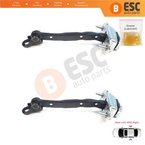 2 Pieces Rear Door Hinge Brake Stop Check Assy Limiter Strap for Subaru Impreza MK3 4 GE GV GJ GP WRX Exiga Forester MK3 SH XV Crosstrek GP Levorg 62124FJ000