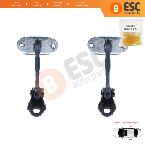 2 Pieces Rear Door Hinge Brake Stop Check Assy Limiter Strap for Subaru Impreza MK3 4 GE GV GJ GP WRX Exiga Forester MK3 SH XV Crosstrek GP Levorg 62124FJ000