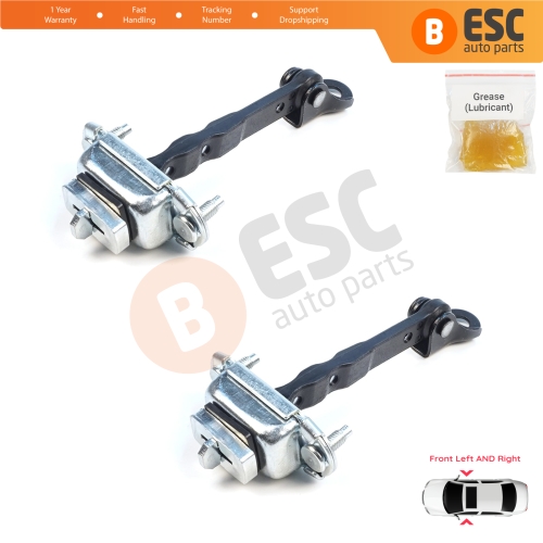 2 Pieces Front Door Hinge Brake Stop Check Assy Limiter Strap for Subaru Impreza MK5 GK GT XV Crosstrek MK2 GT G24 61124FL001