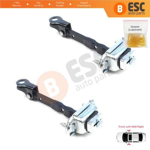 2 Pieces Front Door Hinge Brake Stop Check Assy Limiter Strap for Subaru Impreza MK5 GK GT XV Crosstrek MK2 GT G24 61124FL001