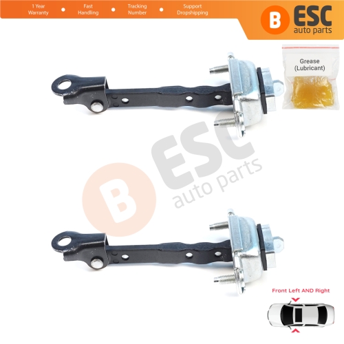 2 Pieces Front Door Hinge Brake Stop Check Assy Limiter Strap for Subaru Impreza MK5 GK GT XV Crosstrek MK2 GT G24 61124FL001