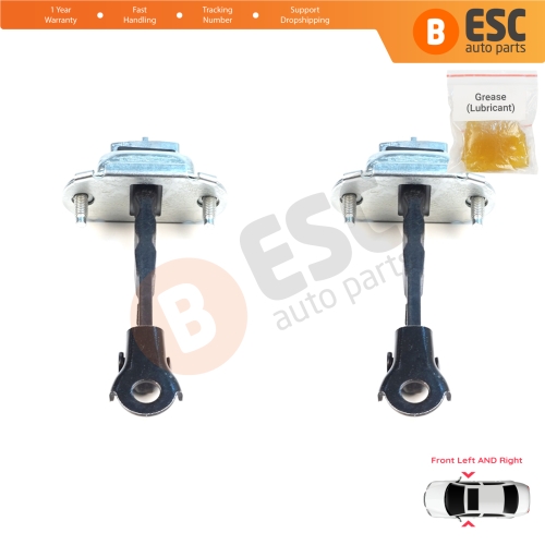 2 Pieces Front Door Hinge Brake Stop Check Assy Limiter Strap for Subaru Impreza MK5 GK GT XV Crosstrek MK2 GT G24 61124FL001