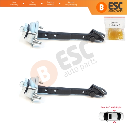 2 Pieces Rear Door Hinge Brake Stop Check Assy Limiter Strap for Subaru Impreza MK5 GK GT XV Crosstrek MK2 GT G24 62124FL001