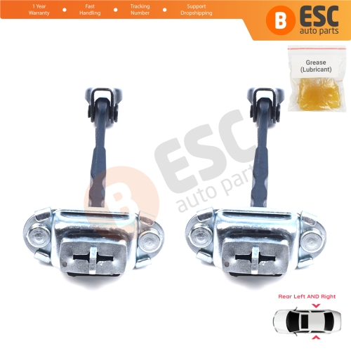 2 Pieces Rear Door Hinge Brake Stop Check Assy Limiter Strap for Subaru Impreza MK5 GK GT XV Crosstrek MK2 GT G24 62124FL001