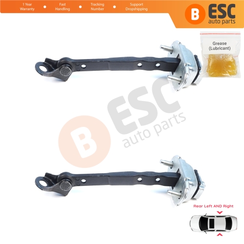 2 Pieces Rear Door Hinge Brake Stop Check Assy Limiter Strap for Subaru Impreza MK5 GK GT XV Crosstrek MK2 GT G24 62124FL001
