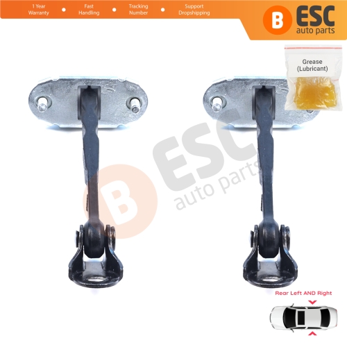 2 Pieces Rear Door Hinge Brake Stop Check Assy Limiter Strap for Subaru Impreza MK5 GK GT XV Crosstrek MK2 GT G24 62124FL001