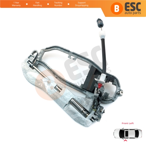 Car Door Handle Housing Carrier Bracket Housing Front Left 51218243615 For BMW X5 E53 2000-2006