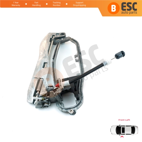Car Door Handle Housing Carrier Bracket Housing Front Left 51218243615 For BMW X5 E53 2000-2006