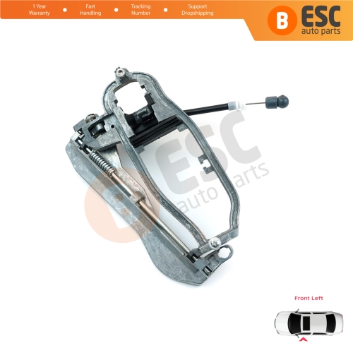 Car Door Handle Housing Carrier Bracket Housing Front Left 51218243615 For BMW X5 E53 2000-2006