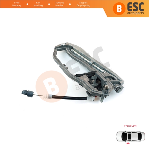 Car Door Handle Housing Carrier Bracket Housing Front Left 51218243615 For BMW X5 E53 2000-2006