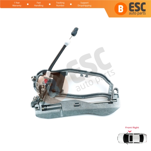 Car Door Handle Housing Carrier Bracket Front Right 51218243616 For BMW X5 E53 2000-2006