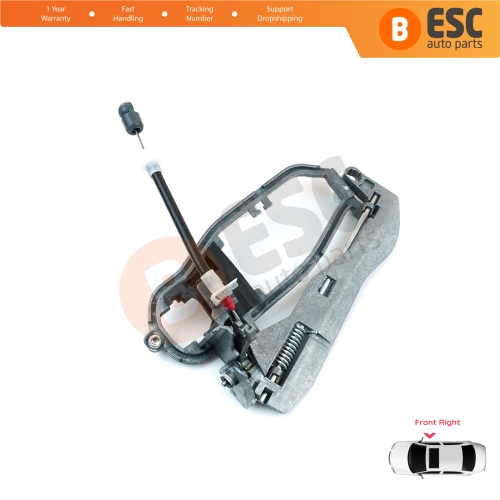 Car Door Handle Housing Carrier Bracket Front Right 51218243616 For BMW X5 E53 2000-2006