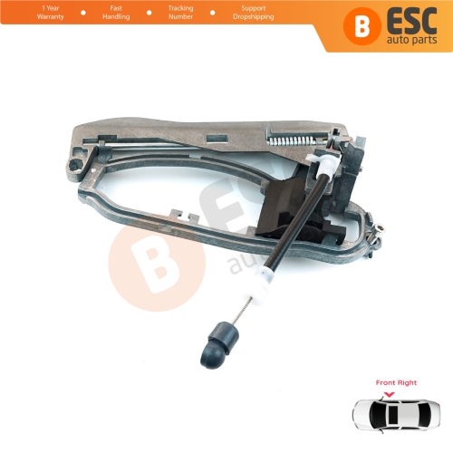Car Door Handle Housing Carrier Bracket Front Right 51218243616 For BMW X5 E53 2000-2006