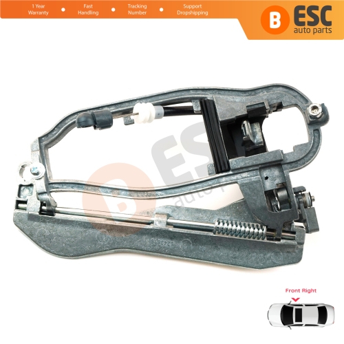 Car Door Handle Housing Carrier Bracket Front Right 51218243616 For BMW X5 E53 2000-2006