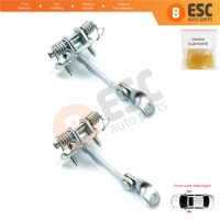 2 Pieces Front Door Catch Hinge Brake Stop Check Strap Limiter for Citroen C3 MK1 MK2 2002-2016 9181N0