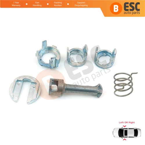 Door Lock Cylinder Barrel Repair Kit 40 mm for BMW X3 E83 X5 E53 51217035421