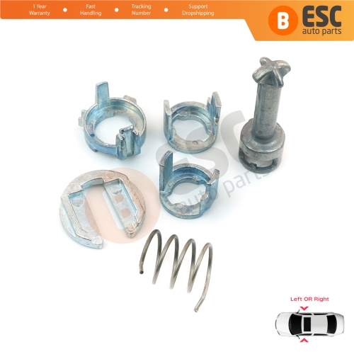 Door Lock Cylinder Barrel Repair Kit 40 mm for BMW X3 E83 X5 E53 51217035421